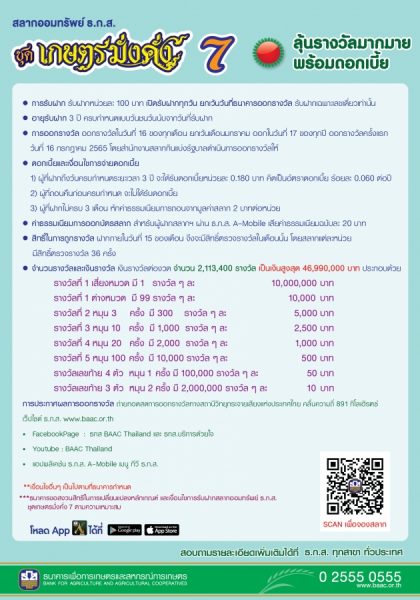สลาก ธกส เฮง99
