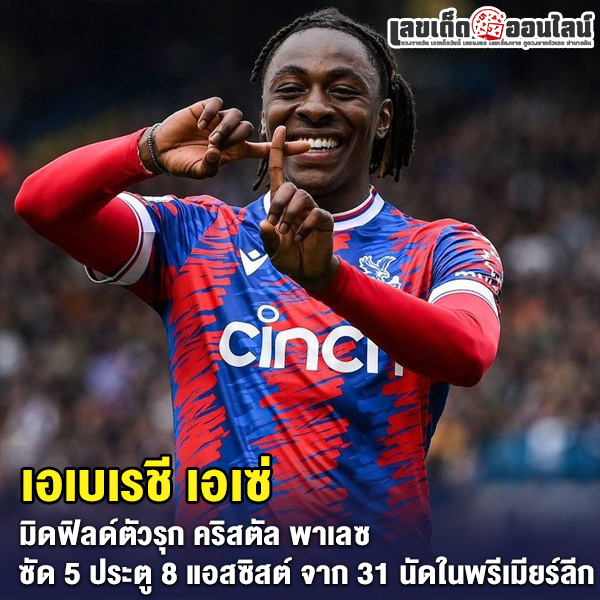 รูปภาพ เอเบเรชี เอเซ่ ตัวรุก คริสตัล พาเลซของ lekdedonline